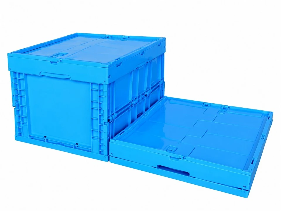 Attached Lid Folding Container