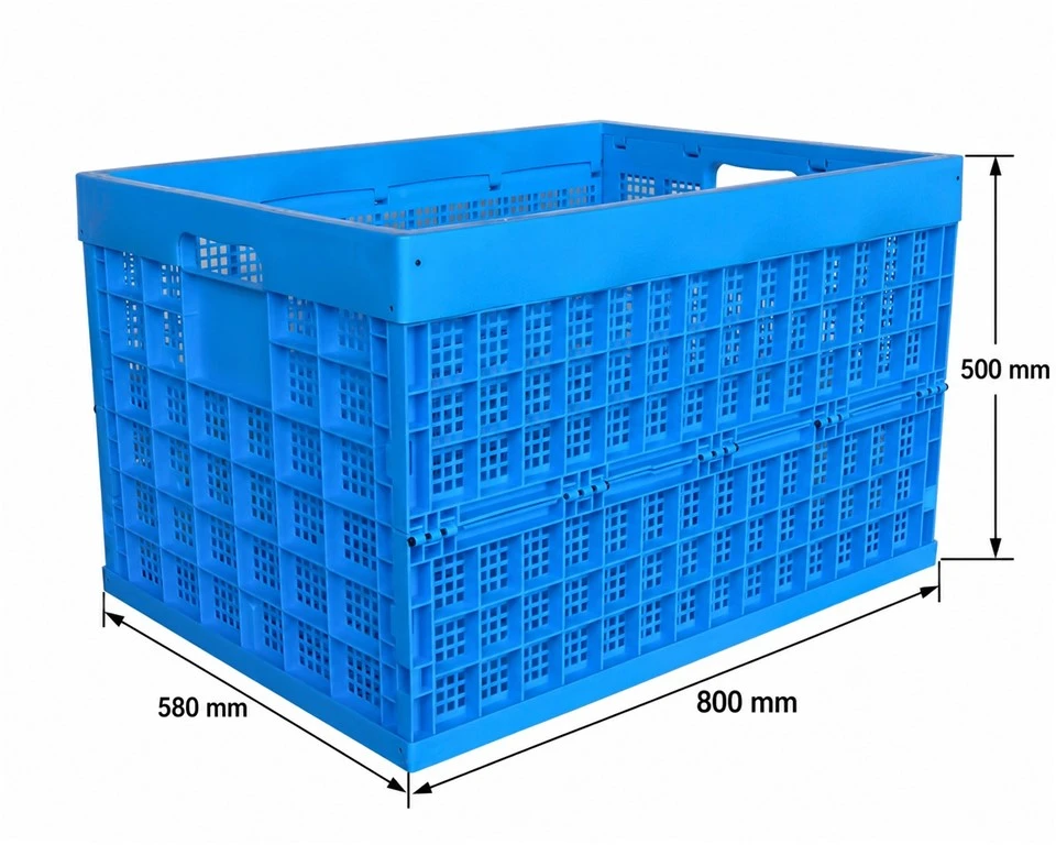 Large Collapsible Plastic Crate