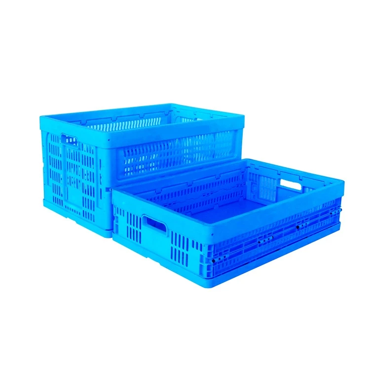 Low Profile Folding Plastic Crate