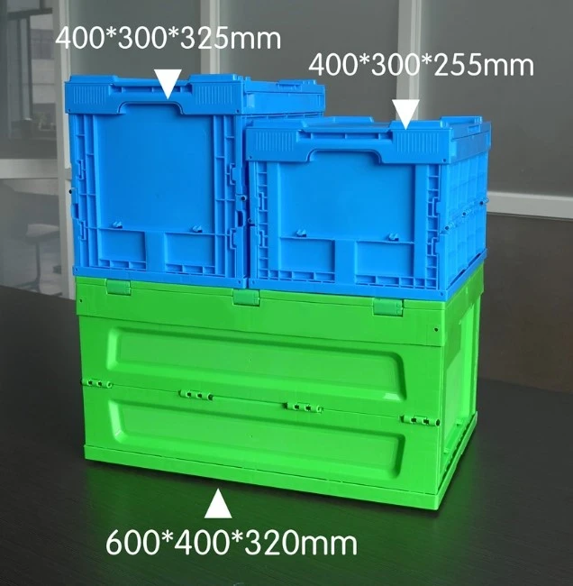 Dimensions of the Compact Folding Plastic Crate Dimensions of the Compact Folding Plastic Crate