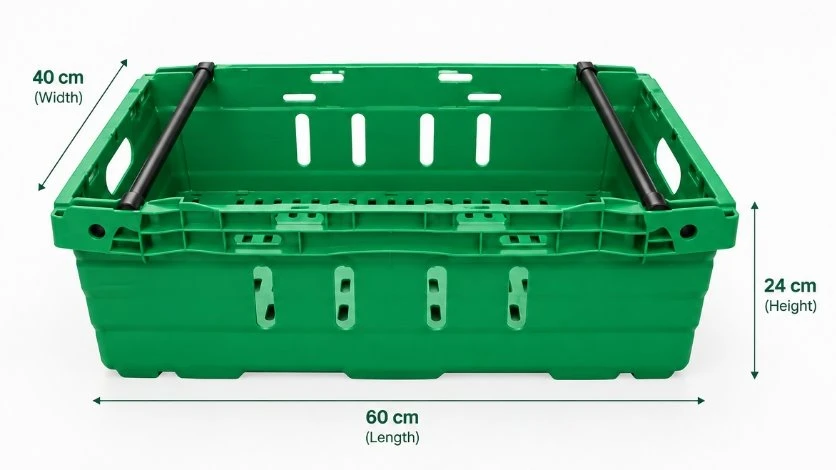 55L Bale Arm Crates